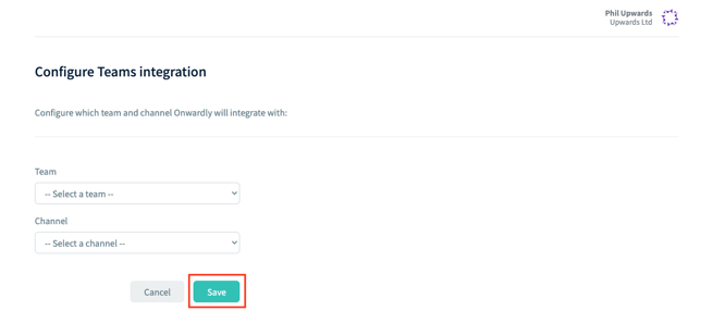 Configure